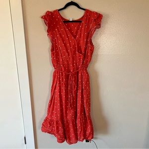 Old Navy red dress, size xxl